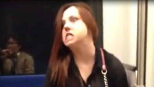 “Demon Posessed” Woman Attacks Stranger on Train