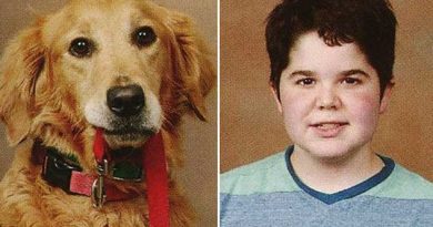 Boys Service Dog Gets Her Own Photo in Middle School Yearbook