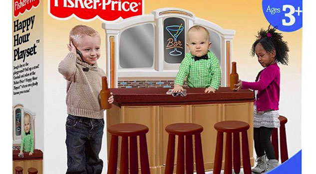 Fisher Price "Happy Hour Playset" Freaks Parents Out