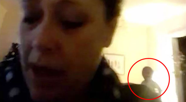 Creepy Figure Appears in Video Chat Footage