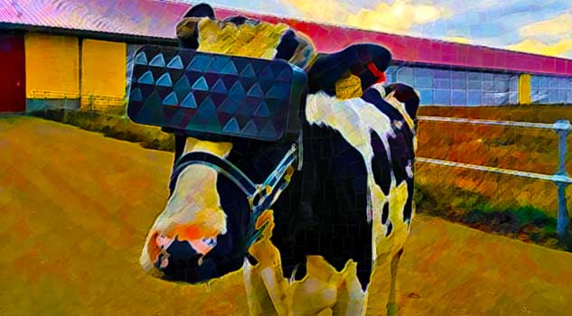Russian Cows Wear VR Headsets to Reduce Their Anxiety, Increase Milk Production
